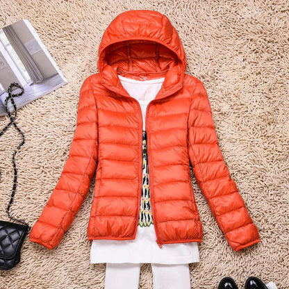 Holly Women's Puffer Jacket | Ultralight Down with Hood, Travel-Friendly 12