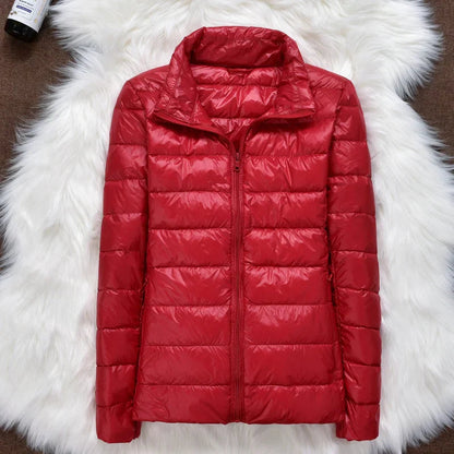 Holly Women's Puffer Jacket | Ultralight Down with Hood, Travel-Friendly 14