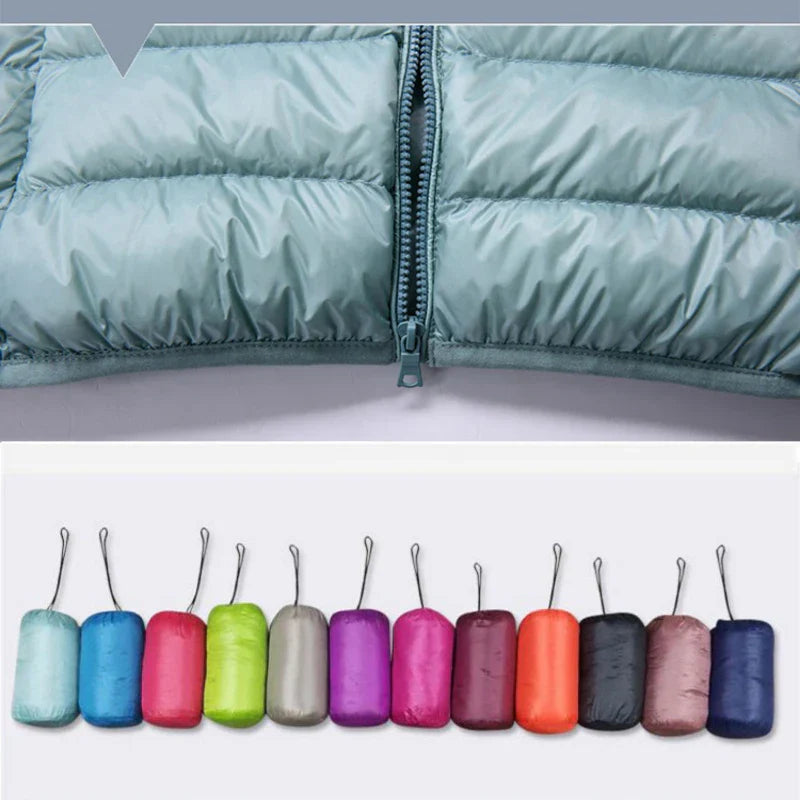 Holly Women's Puffer Jacket | Ultralight Down with Hood, Travel-Friendly 5