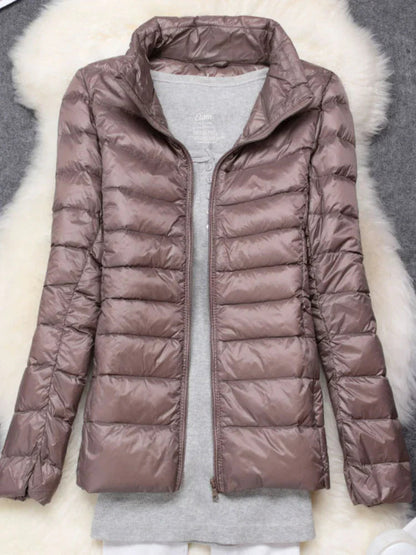 Holly Women's Puffer Jacket | Ultralight Down with Hood, Travel-Friendly 6