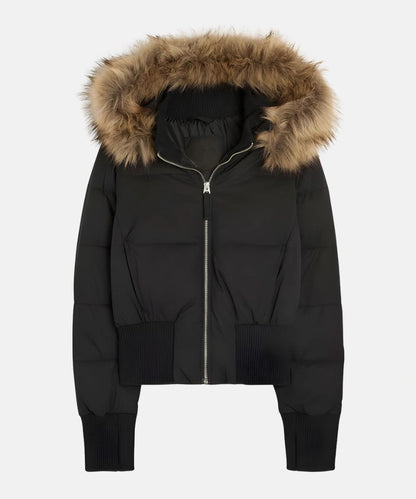 Holly Women's Quilted Winter Jacket | Removable Hood, Modern Urban Style 7