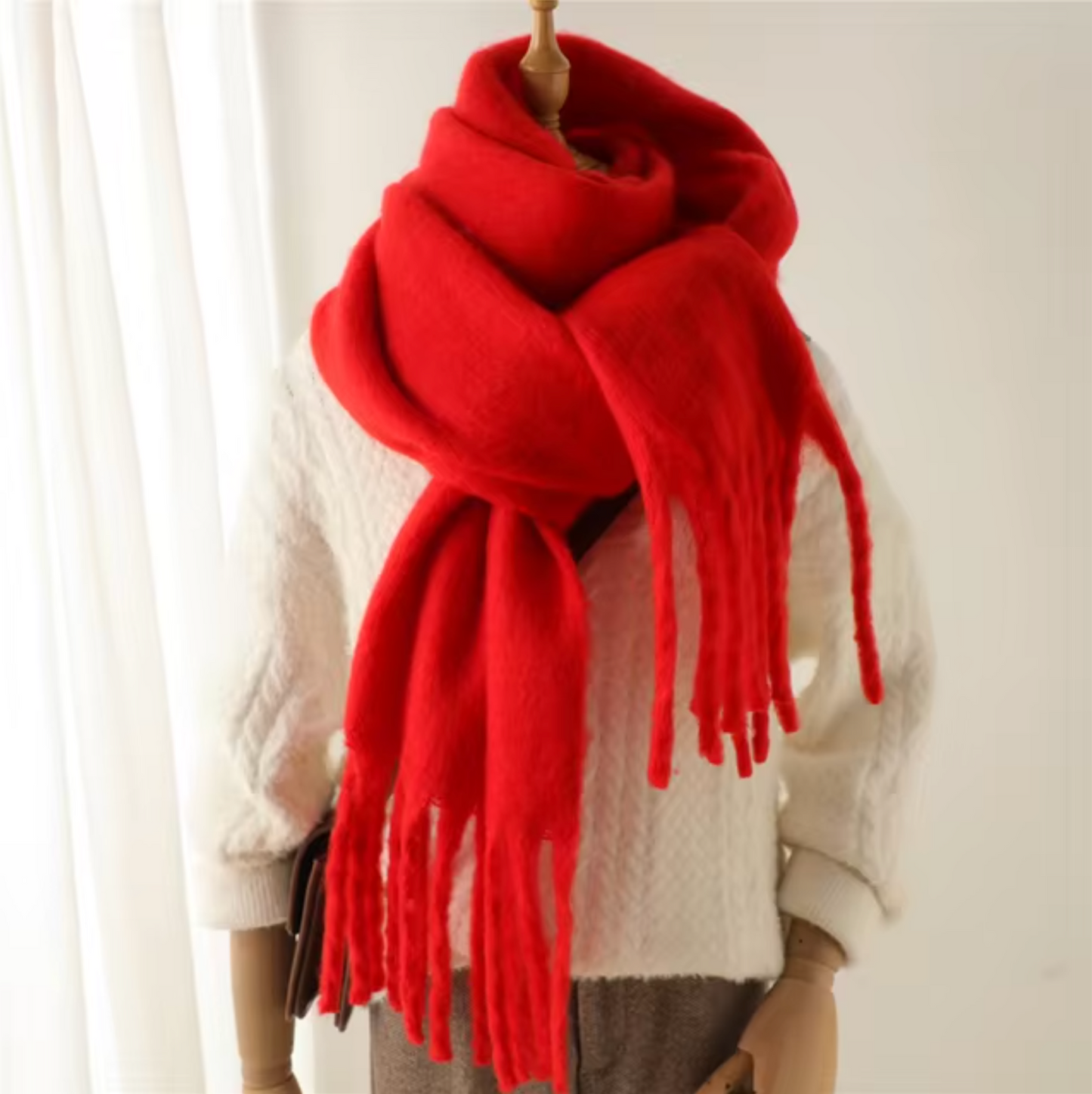 Holly Women's Winter Scarf | Cozy Warmth, Versatile Style 5