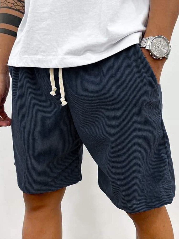 Hugo Men's Casual Shorts | Soft Corduroy, Versatile Style 10