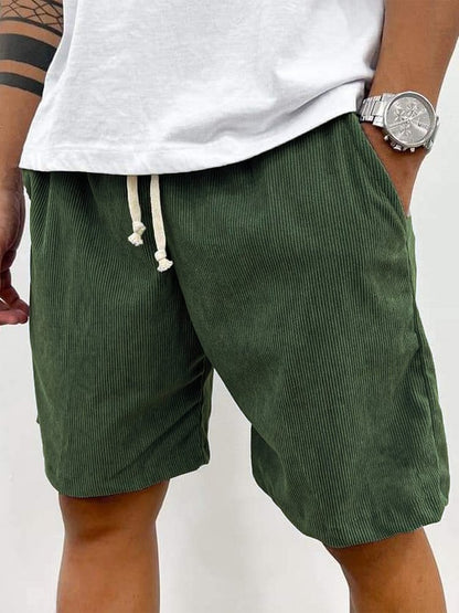 Hugo Men's Casual Shorts | Soft Corduroy, Versatile Style 11