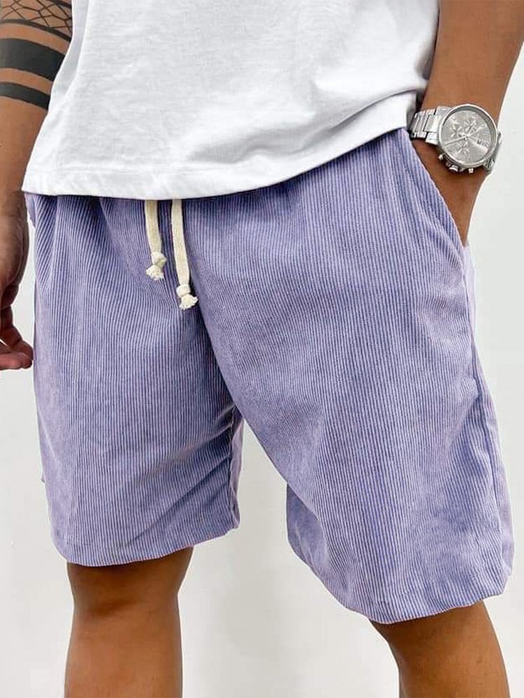 Hugo Men's Casual Shorts | Soft Corduroy, Versatile Style 15