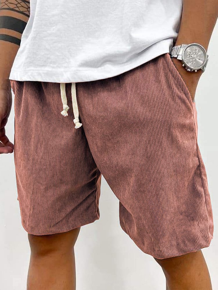 Hugo Men's Casual Shorts | Soft Corduroy, Versatile Style 16