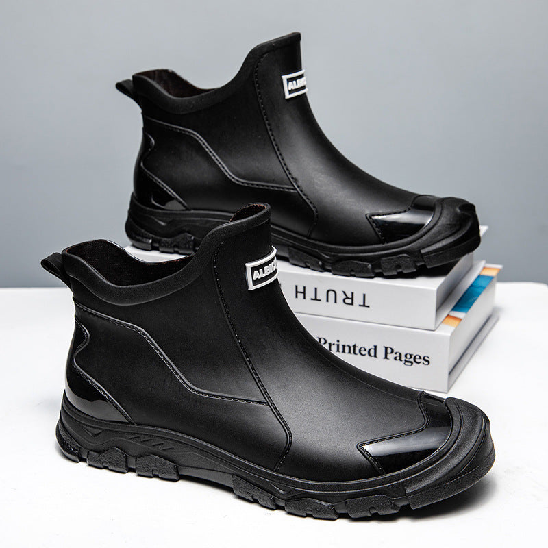 Hugo Men's Rubber Boots | Non-Slip Sole, Flexible Entry 0