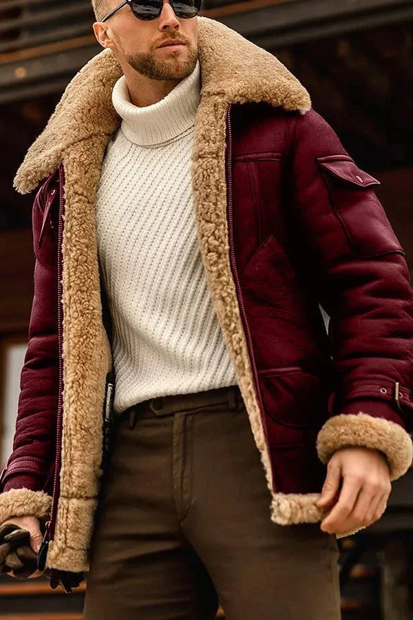 Hugo Men's Winter Jacket | Faux Fur, Stylish & Warm 2