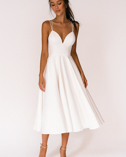 Isabella Women's Midi Dress | Elegant Strappy Design for Summer & Cocktail Events 1