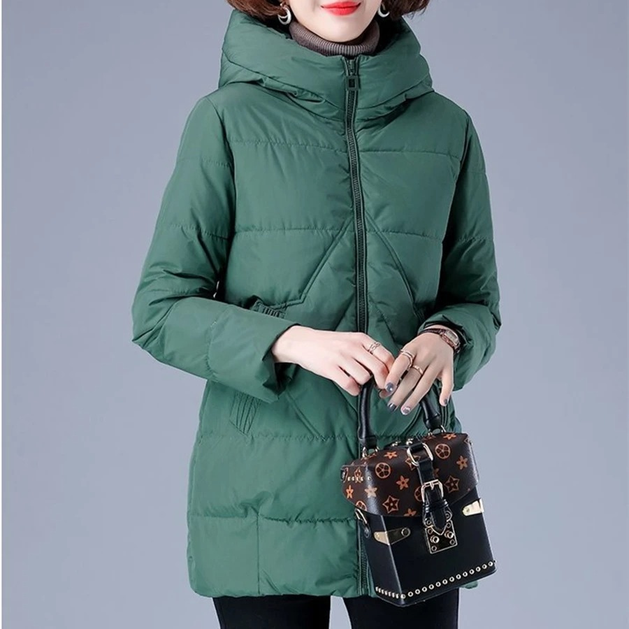 Ivy Women's Black Puffer Jacket | Insulated, Stylish Winter Coat 0