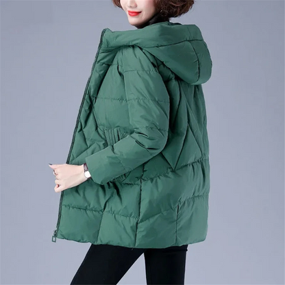 Ivy Women's Black Puffer Jacket | Insulated, Stylish Winter Coat 2
