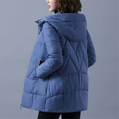 Ivy Women's Black Puffer Jacket | Insulated, Stylish Winter Coat 4