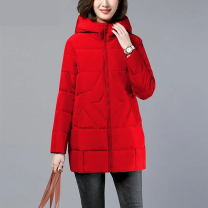 Ivy Women's Black Puffer Jacket | Insulated, Stylish Winter Coat 6
