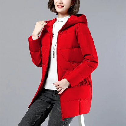 Ivy Women's Black Puffer Jacket | Insulated, Stylish Winter Coat 7