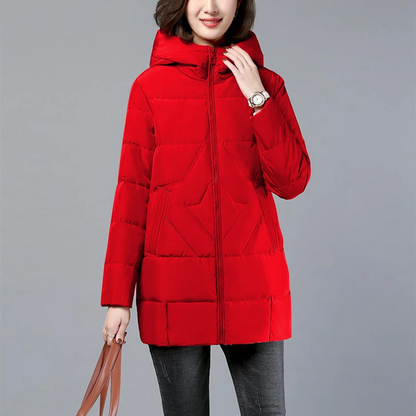 Ivy Women's Black Puffer Jacket | Insulated, Stylish Winter Coat 8