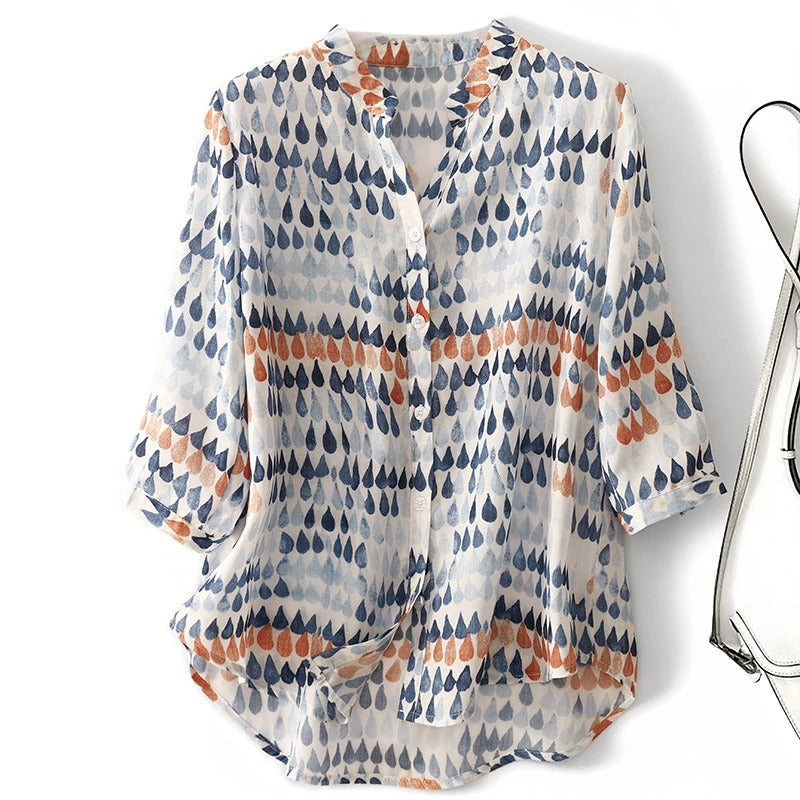 Ivy Women's Blouse | Lightweight Fabric, Playful Prints 0