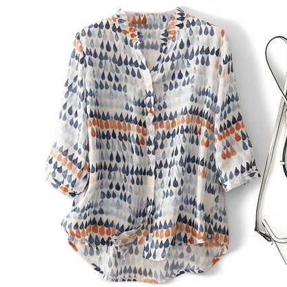 Ivy Women's Blouse | Lightweight Fabric, Playful Prints 0