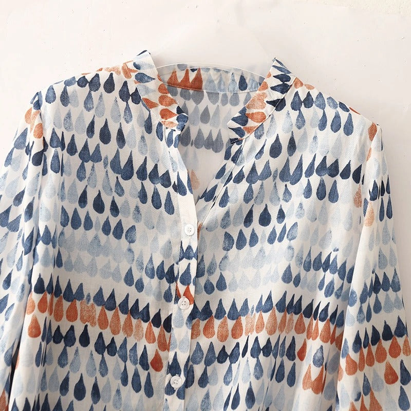 Ivy Women's Blouse | Lightweight Fabric, Playful Prints 2
