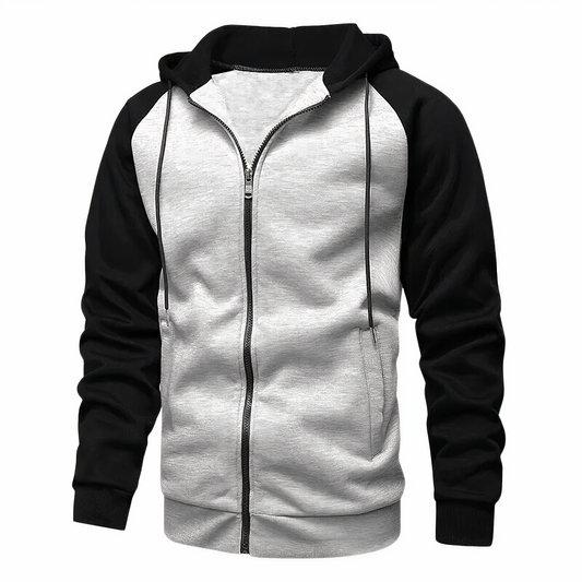 Jade Men's Hoodie | Two-Tone Design, Casual Comfort 1