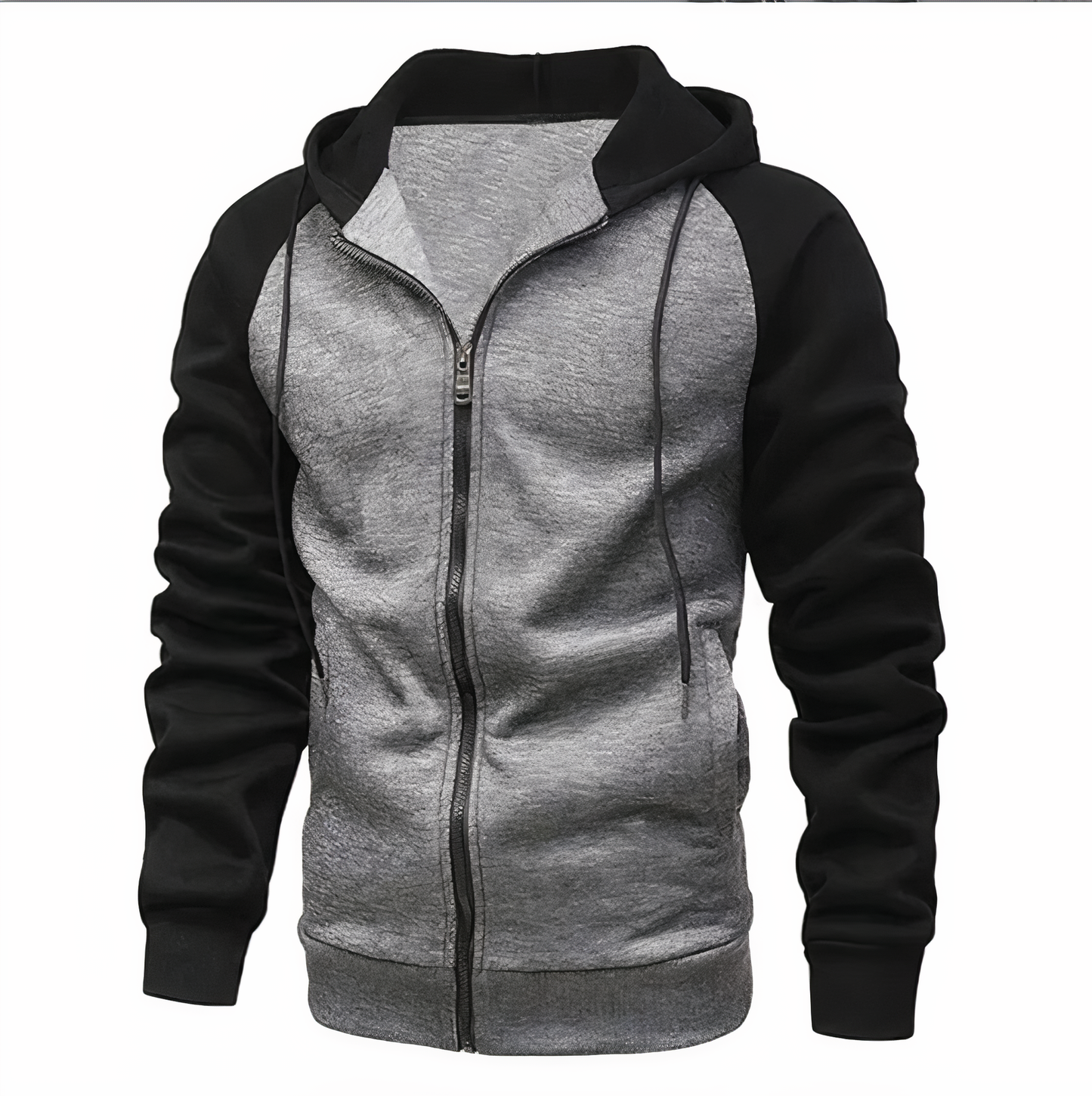 Jade Men's Hoodie | Two-Tone Design, Casual Comfort 4