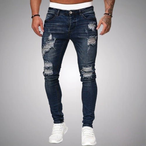 Jade Men's Ripped Pants | Slim Fit, Casual Style 3