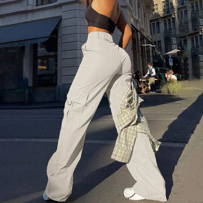 Jade Women's Cargo Trousers | High-Waist, Relaxed Fit 2