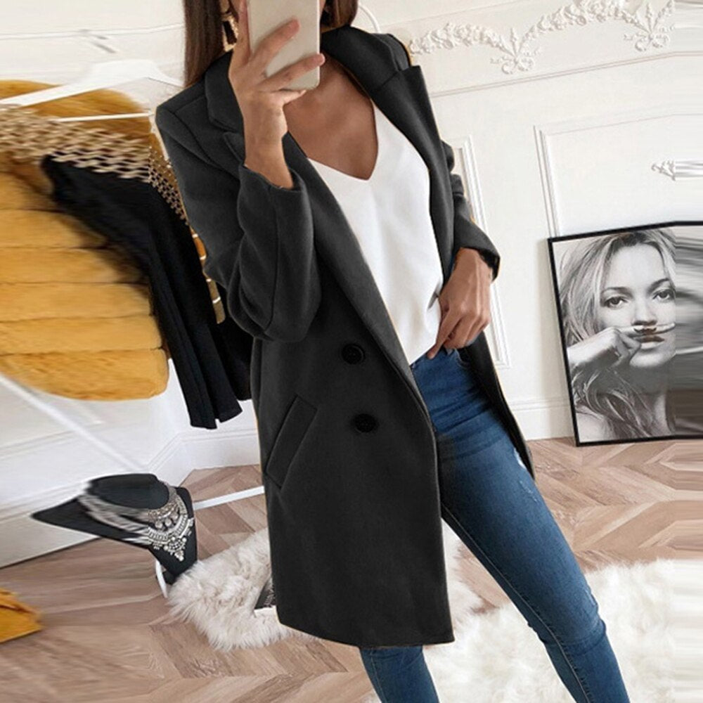 Jade Women's Coat | Elegant Design, Versatile Colors 2