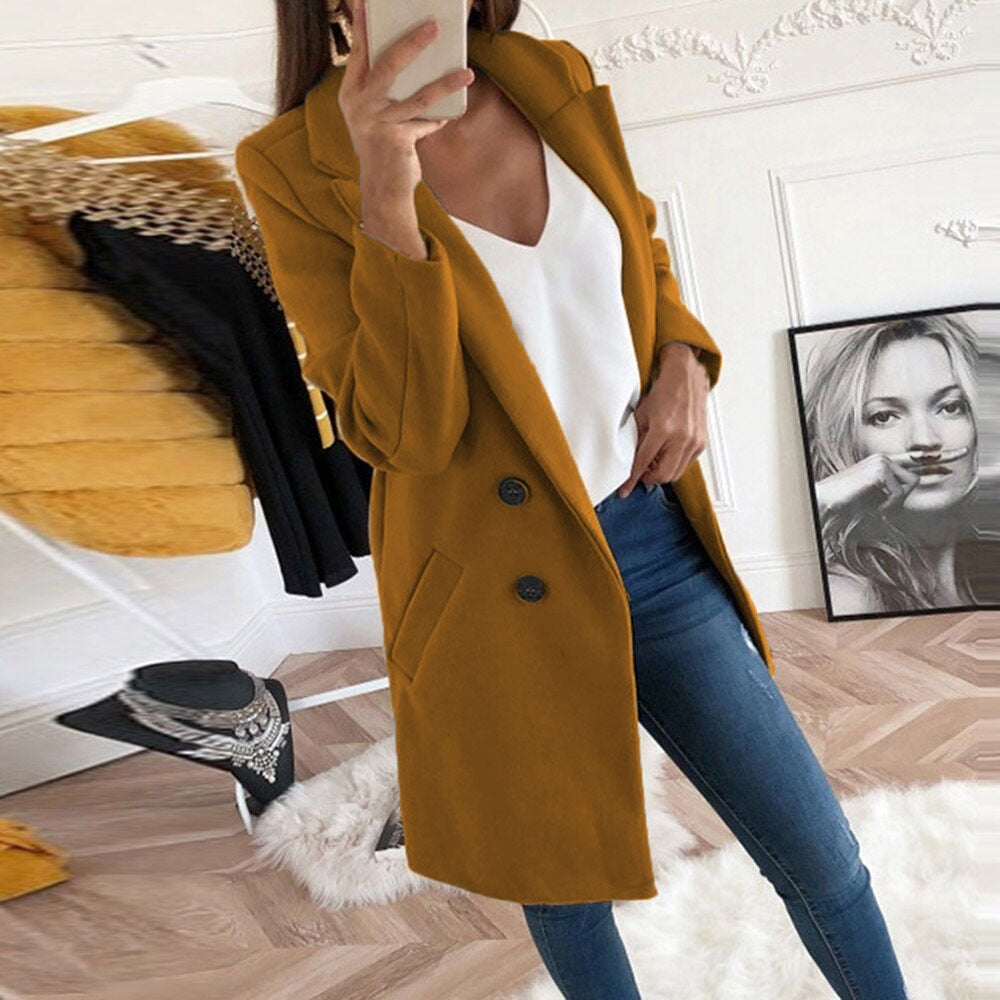 Jade Women's Coat | Elegant Design, Versatile Colors 4