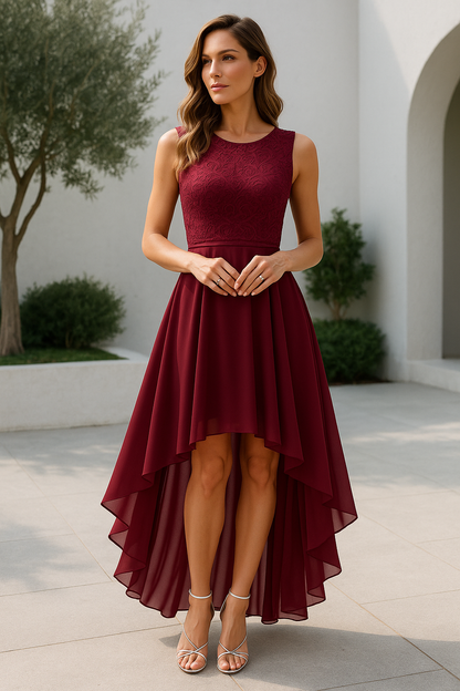Jade Women's High Low Dress | Elegant Design for Special Occasions 0