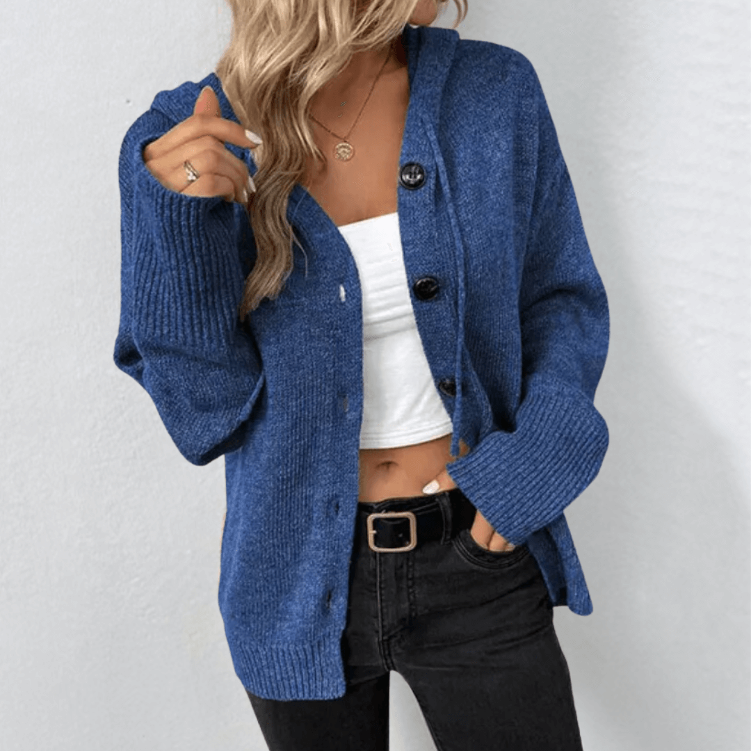 Jade Women's Long Cardigan | Thick Knit, Timeless Style 3
