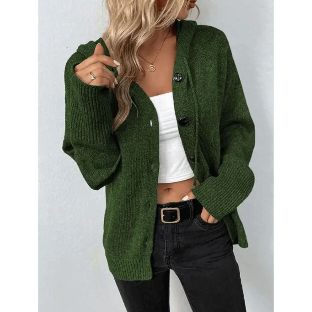 Jade Women's Long Cardigan | Thick Knit, Timeless Style 5