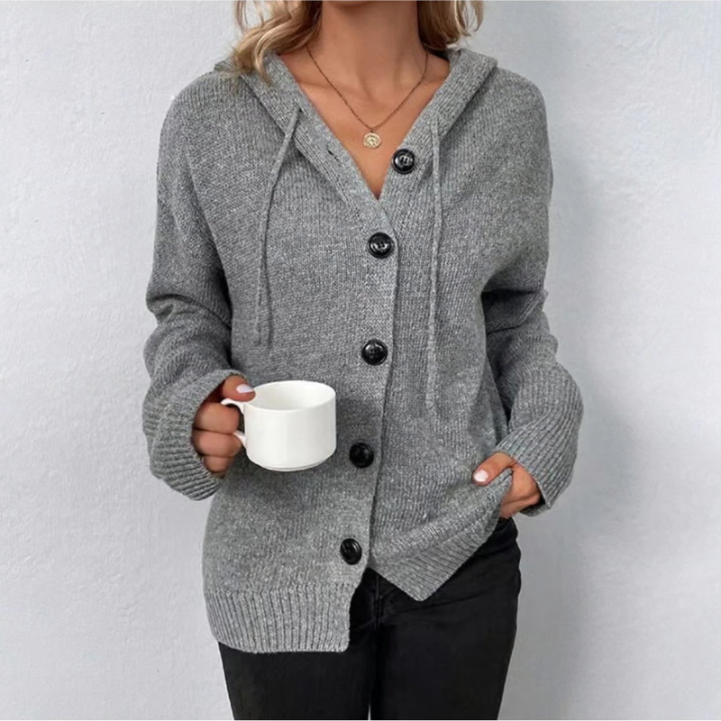 Jade Women's Long Cardigan | Thick Knit, Timeless Style 8