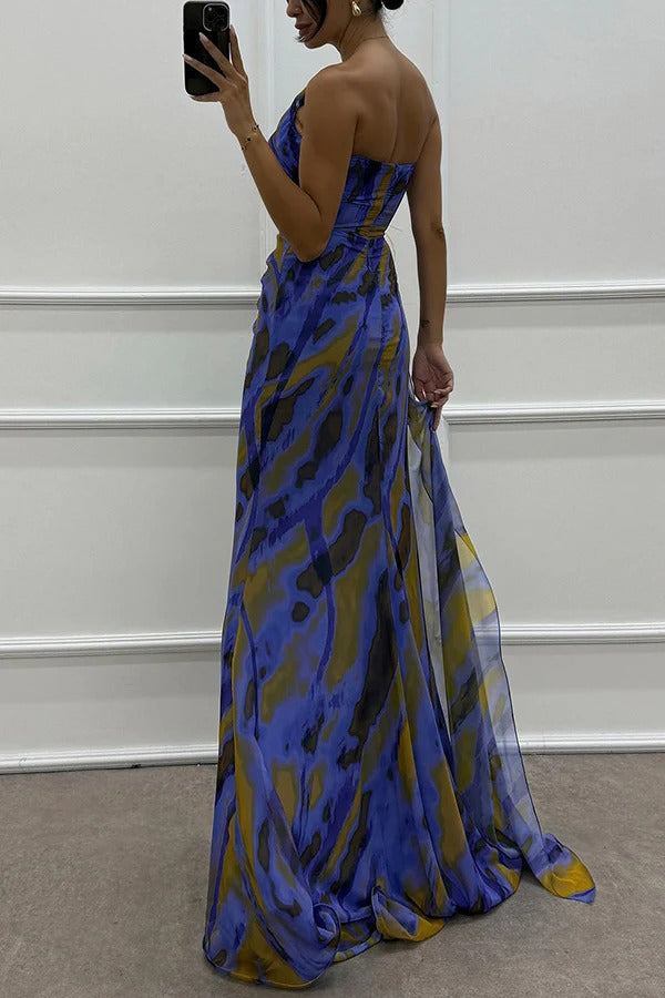 Jade Women's Maxi Dress | One Shoulder Design, Elegant Slit 7