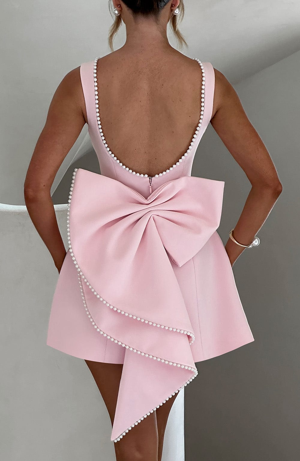 Jade Women's Mini Dress | Structured Elegance for Cocktail Events 2