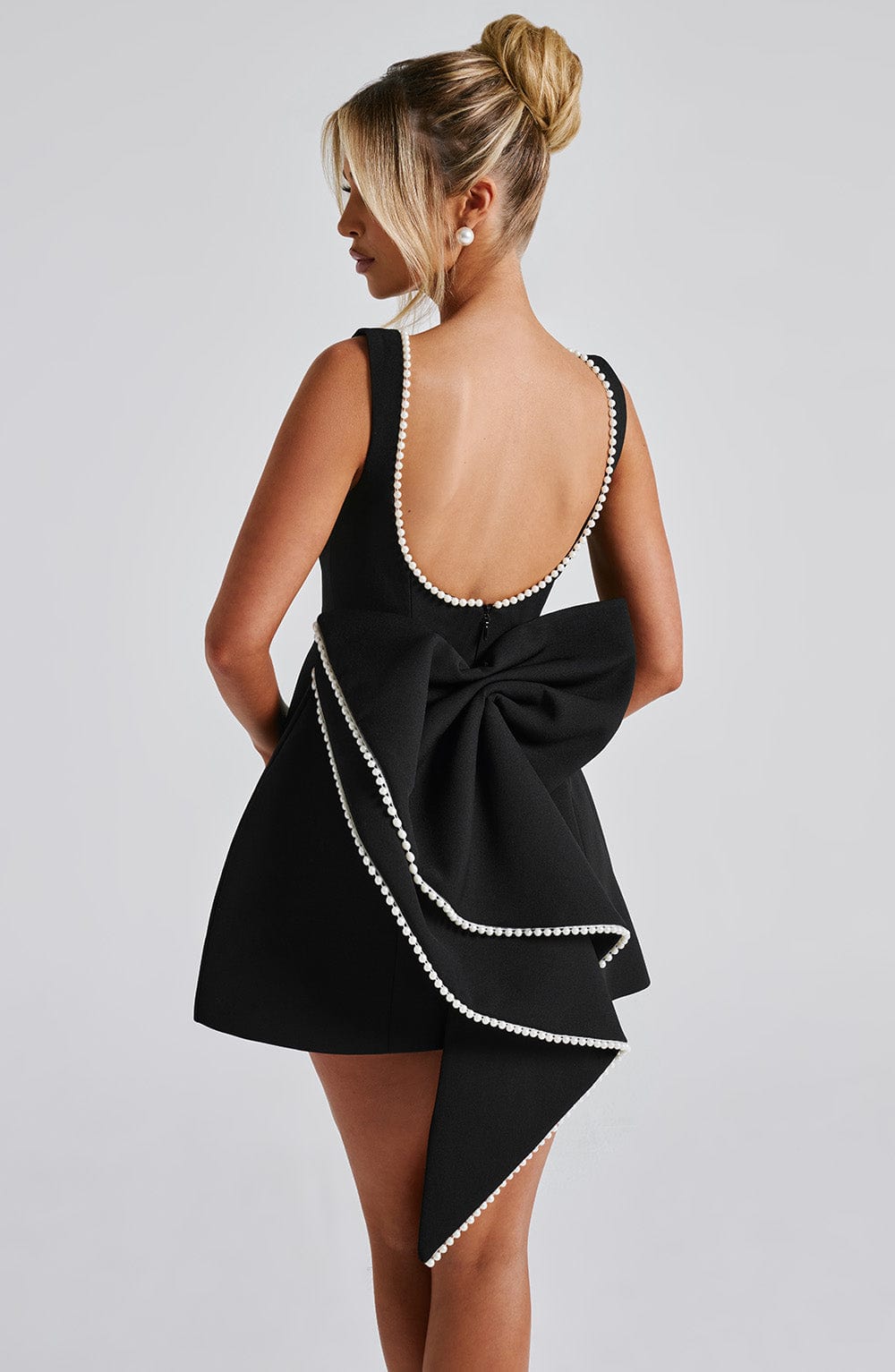 Jade Women's Mini Dress | Structured Elegance for Cocktail Events 4