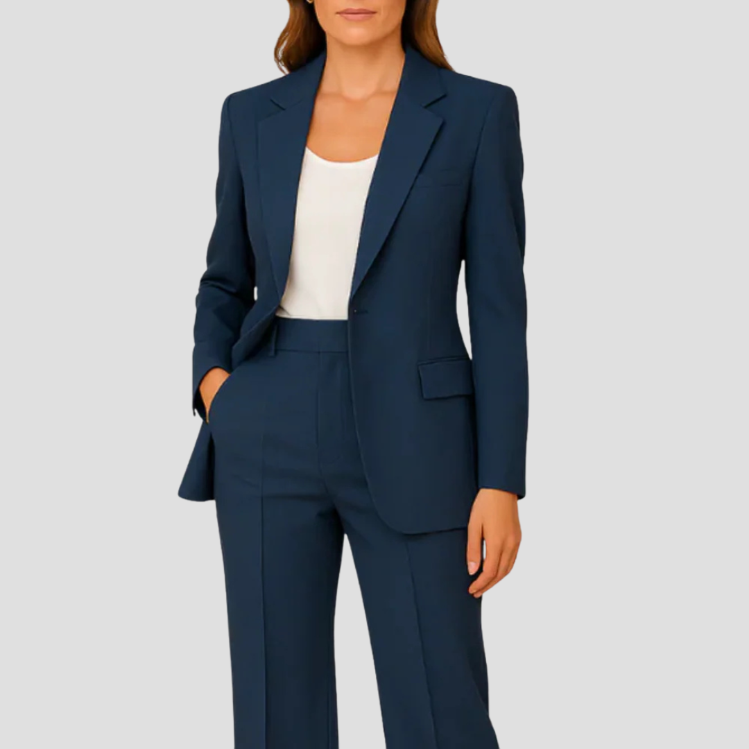 Jade Women's Suit Set | Tailored Long Blazer Design 0
