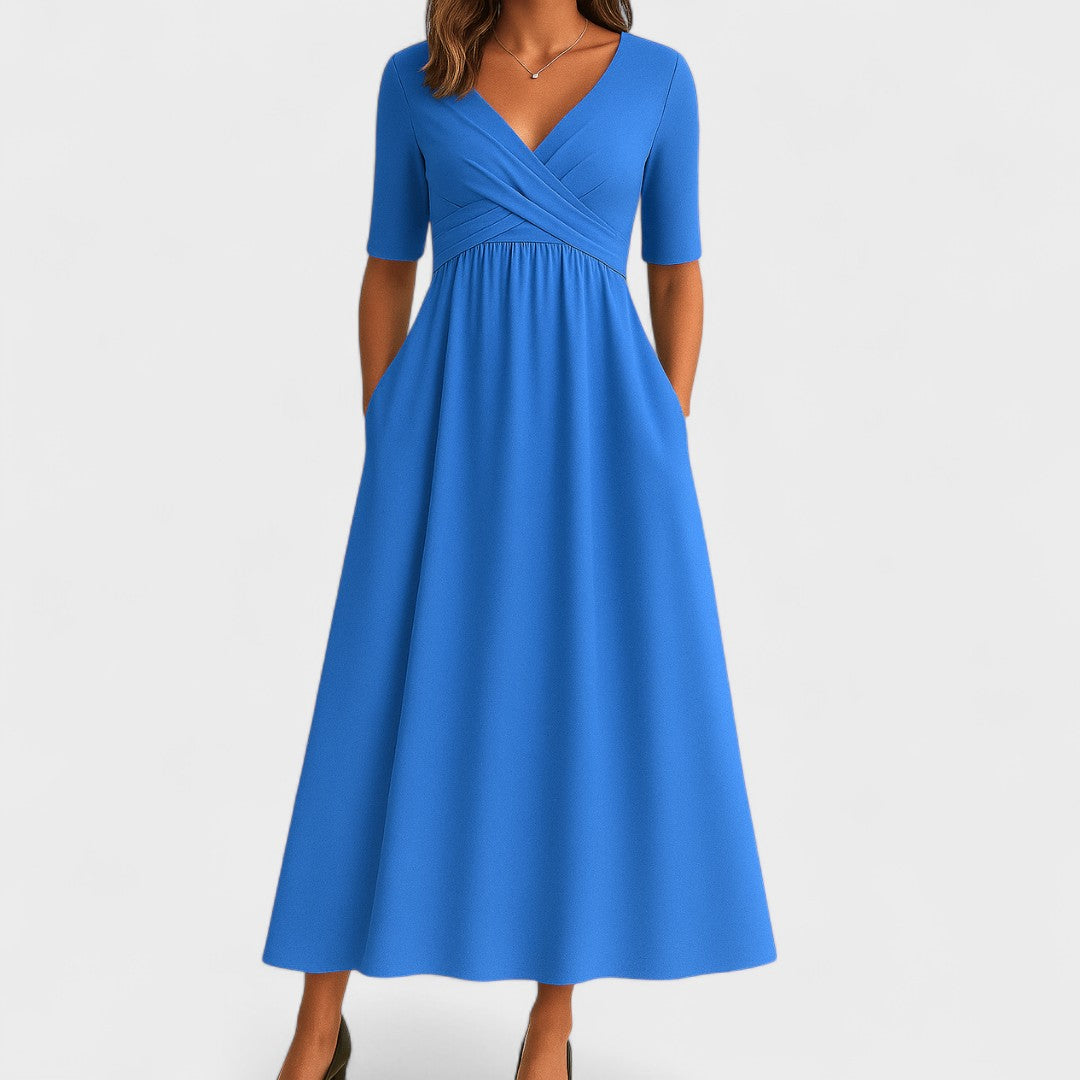 Jade Women's Summer Dress | Soft A-line, Elegant 3