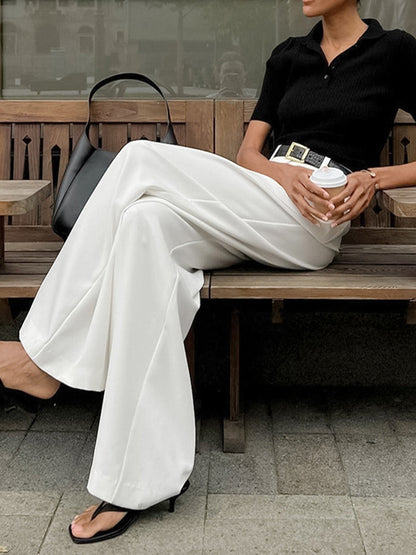 Jade Women's Trousers | Relaxed-Fit Wide Leg Design 3