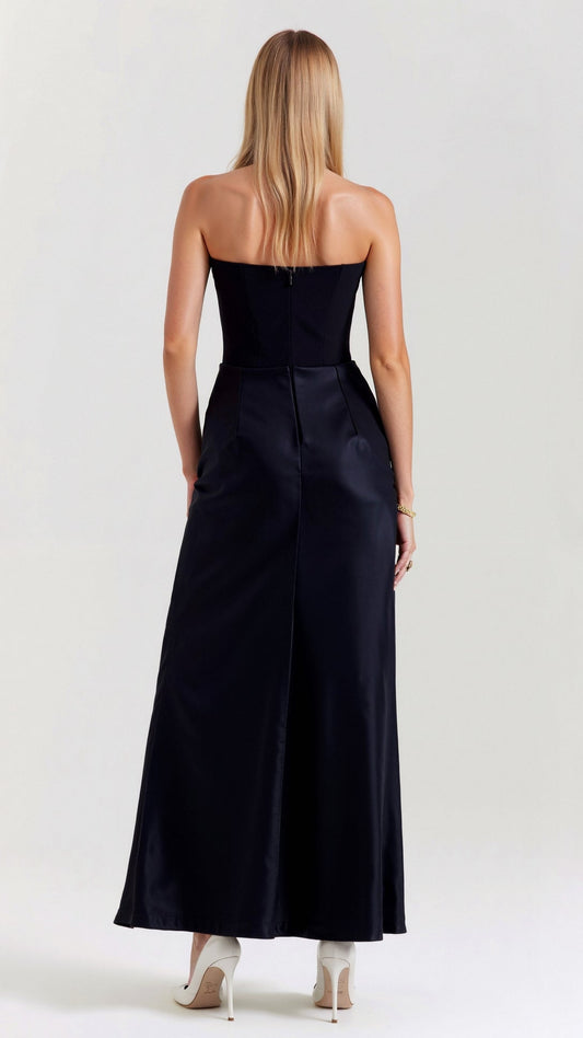 Jasmine Women's Maxi Dress | Elegant Column Silhouette for Formal Events 1