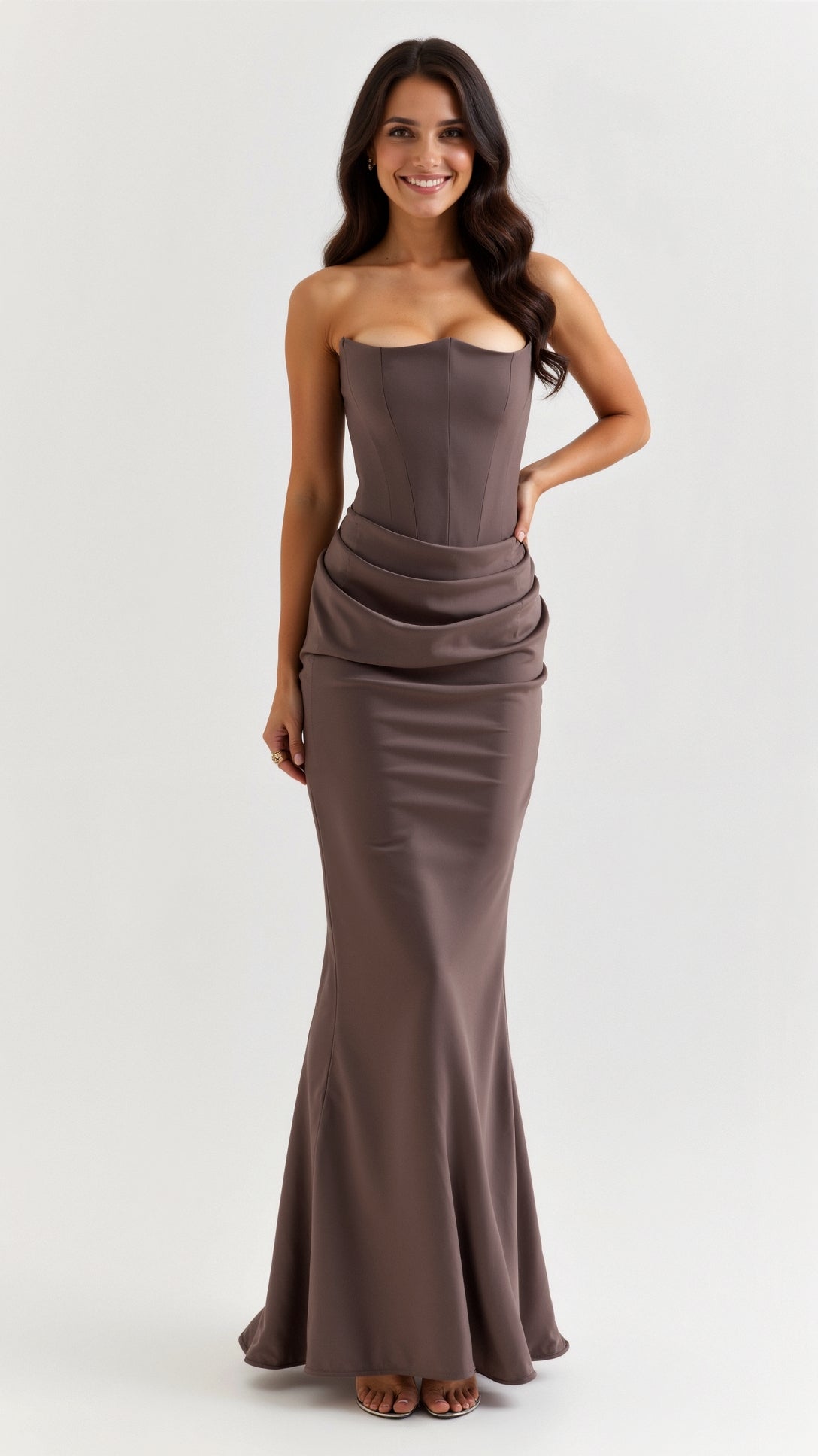 Jasmine Women's Maxi Dress | Elegant Column Silhouette for Formal Events 3