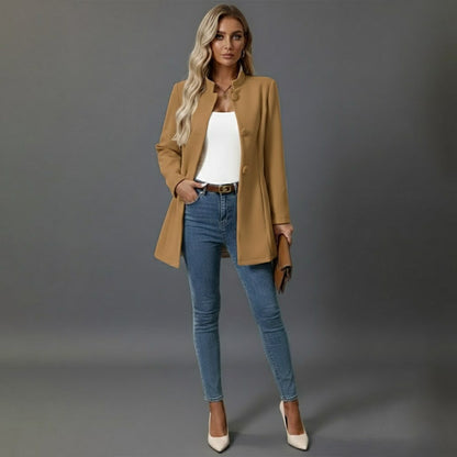 Jasmine Women's Winter Coat | Elegant Design with Button Details 6