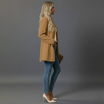 Jasmine Women's Winter Coat | Elegant Design with Button Details 7