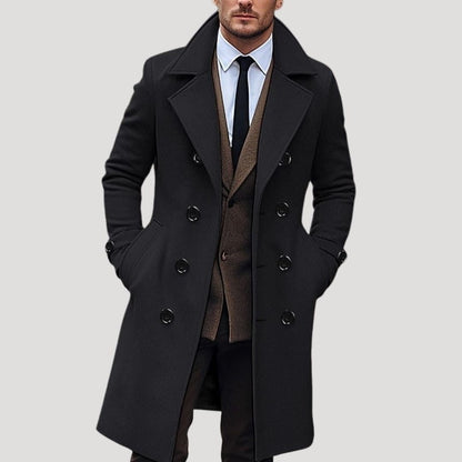 Jasper Men's Coat | Double-Breasted Lightweight Spring Overcoat 0
