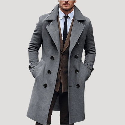 Jasper Men's Coat | Double-Breasted Lightweight Spring Overcoat 1