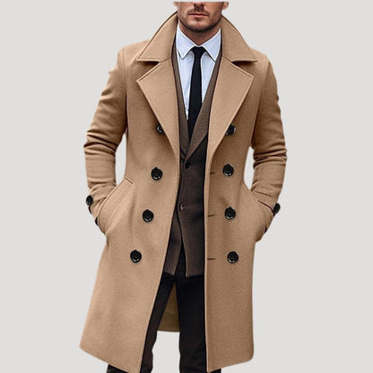 Jasper Men's Coat | Double-Breasted Lightweight Spring Overcoat 2