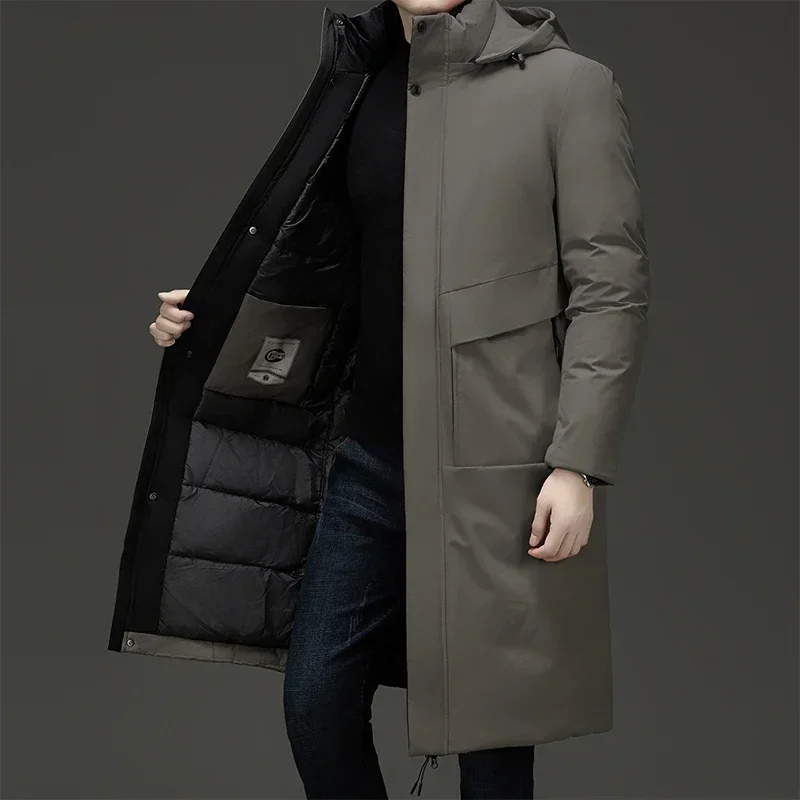 Jasper Men's Coat | Long Hooded Winter Design, Warm & Comfortable 0