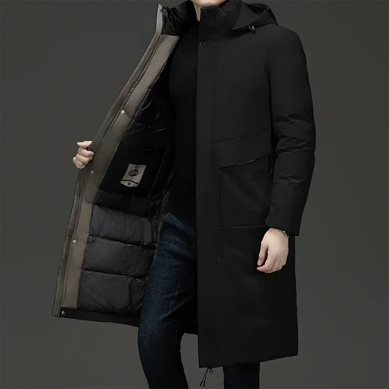 Jasper Men's Coat | Long Hooded Winter Design, Warm & Comfortable 1
