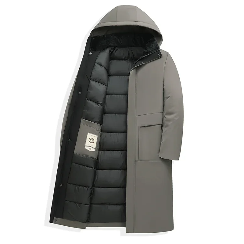 Jasper Men's Coat | Long Hooded Winter Design, Warm & Comfortable 3