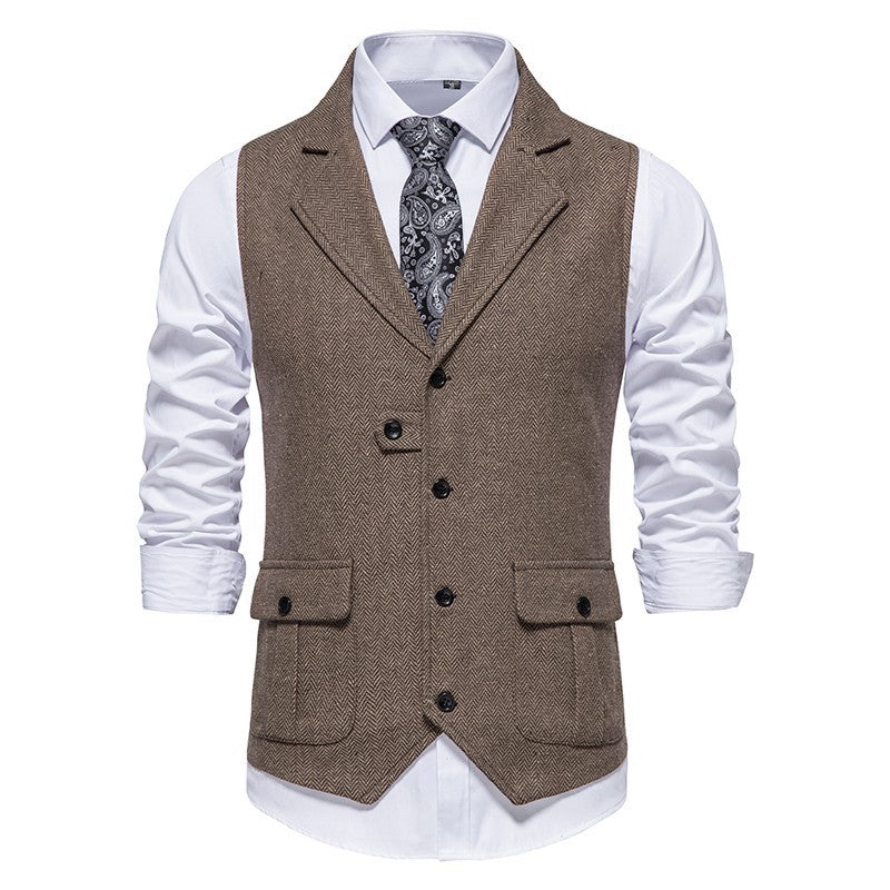 Jasper Men's Dress Vest | Tailored Elegance, Formal Occasions 0