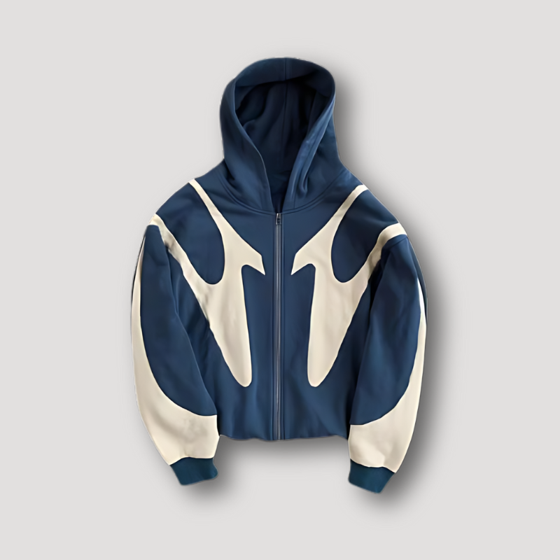 Jasper Men's Graphic Hoodie | Full-Zip Design, Urban Style 0